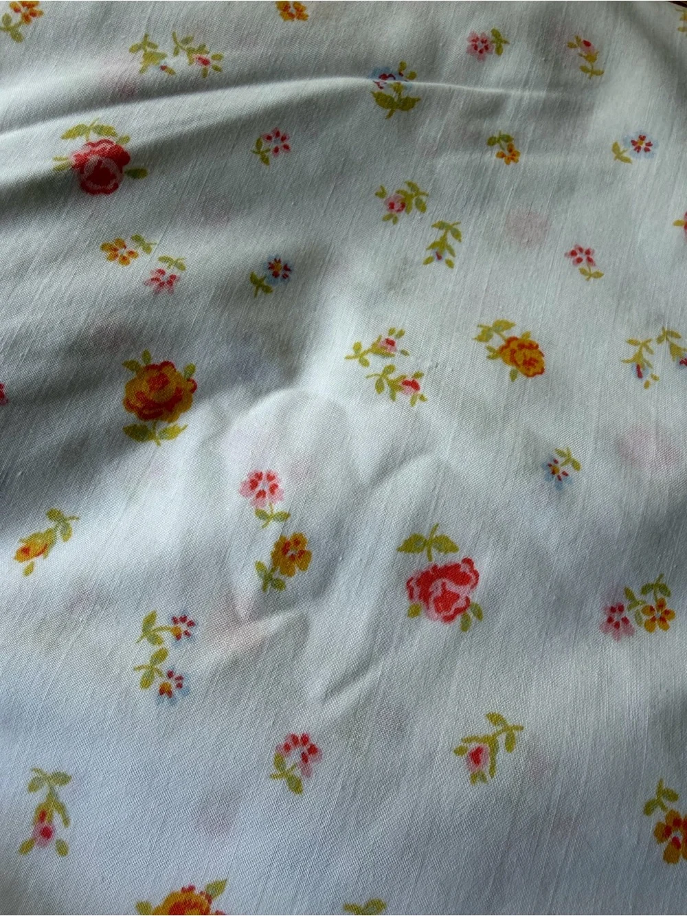 Vintage Floral Twin Duvet